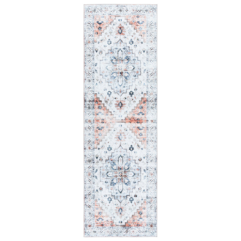 Msrw Arizona 109 Performance Machine Washable Oriental Rug, Runner 2'6" x 8'