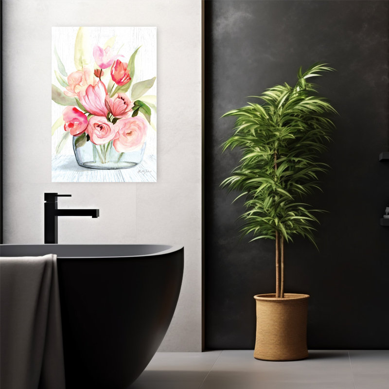 Tulipes printanières, H 24 po x l 16 po