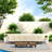 Outdoor Modular Sofa Set With Adjustable Reclining Seats, Weather-Resistant Comfortable Waterproof Cushions, Multi-Functional Coffee Tables, Hidden Pull-Out Side Tables-896256084