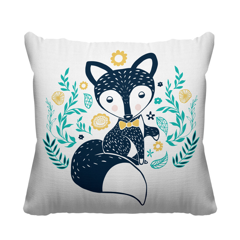 Coussin décoratif Feld, L 17 po x H 17 po, Bleu sarcelle