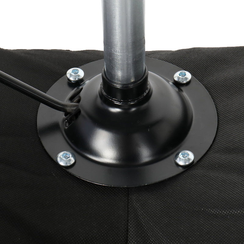 Tabouret de bar pivotant à hauteur ajustable Ascalon, Blanc