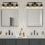 Applique murale industrielle avec abat-jour martelé, luminaire de salle de bain 4 lumières pour la chambre à coucher, le salon et la cuisine-2059790041-2059790046