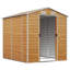 Brenyn Garden Shed 191x215x198 cm Galvanised Steel-1536639241