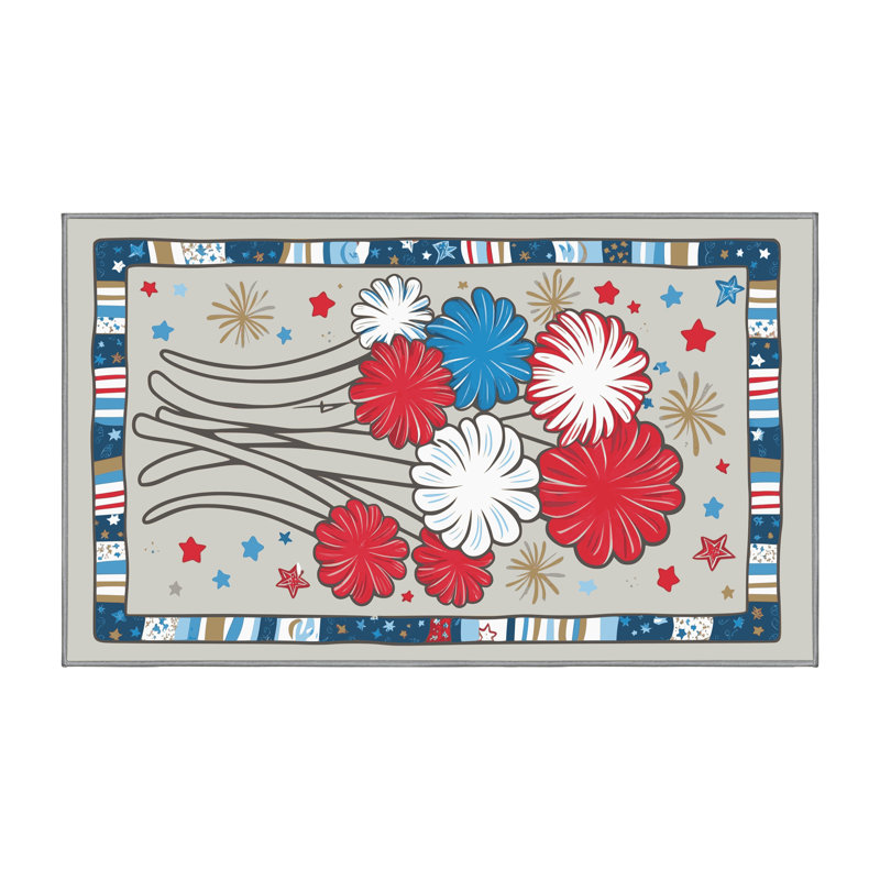 Tapis de Noël Hollianne, Rectangulaire 2 pi x 3 pi