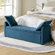 Aristides Modern 59.4" Wide Storage Bench with Two Pillows