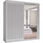 Moscow Sliding Wardrobe with Mirror Modern Bedroom Wardrobe 4 Colours 3 Sizes-691752814-691752818