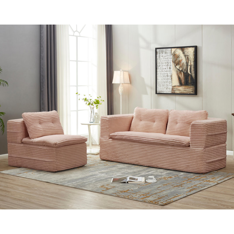 Canapé-lit Bonress, Pink
