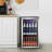 17.32'' W 3.2 Cu.ft Beverage Refrigerator, Drink Fridge with 26 Bottle, Touch Button, 32°F-61°F, Quiet <38dB, LED, Removable Shelves-87428926