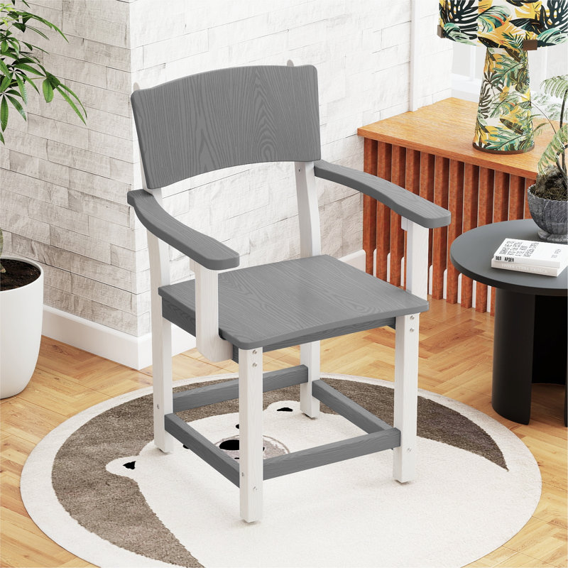 Chaise de patio pour l'extérieur, Grey+White