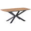 Extendable Metal Base Dining Table
