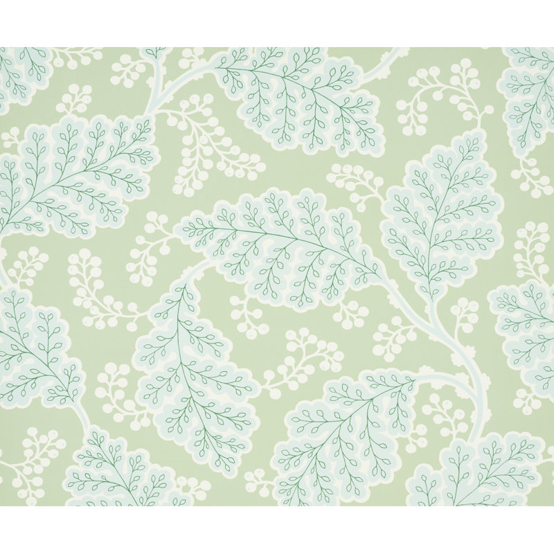Papier peint Estelle, Vert