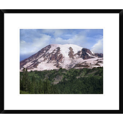" Mount Rainier With Coniferous Forest, Mount Rainier National Park, Washington "