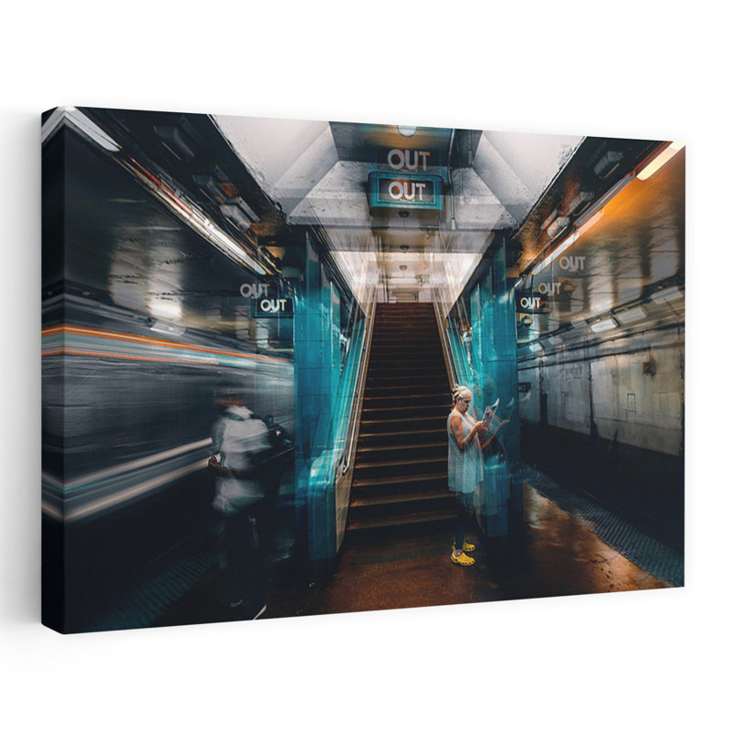 Out Contemporary Wall Art, 40" H x 60" W