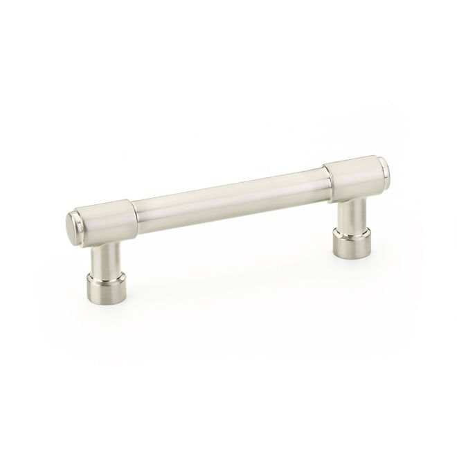 Emtek Jasper Bar Cabinet Pull, Satin Nickel, 3 1/2" Center to Center