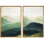 «Geometric Mid-Century Wave Collage», 2 pièces-98554338-98554339
