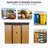 8 X 6 Ft Outdoor Metal Shed For Patio - Waterproof & Rust- Lawn-118823145-118823146