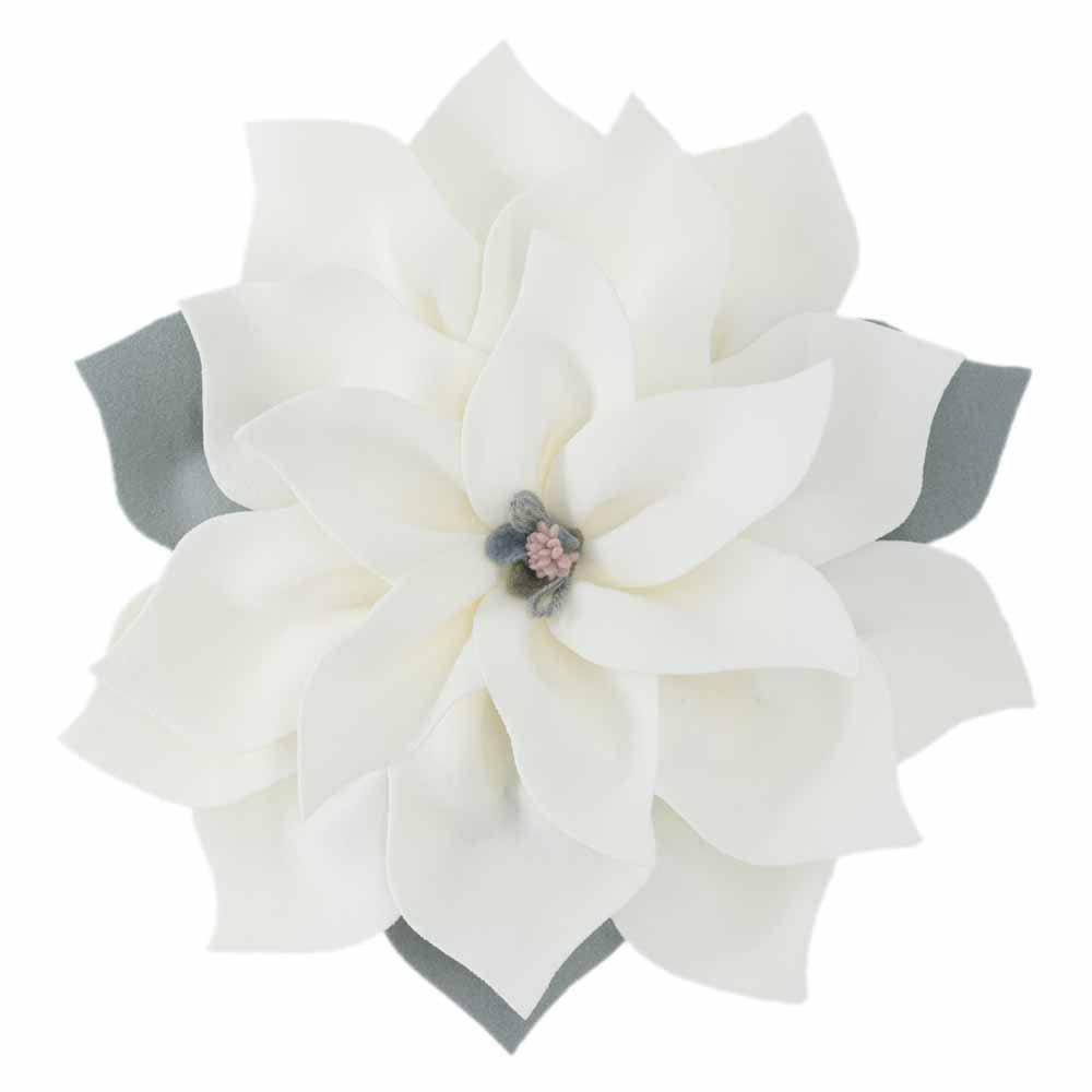  3D Flower Throw Pillow Round Pillow Cushion JWH 