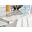 Athena Modern Marble Effect & High Gloss Dining Table Set with 6 Luxury Velvet Dining Chairs-87332739-86713991