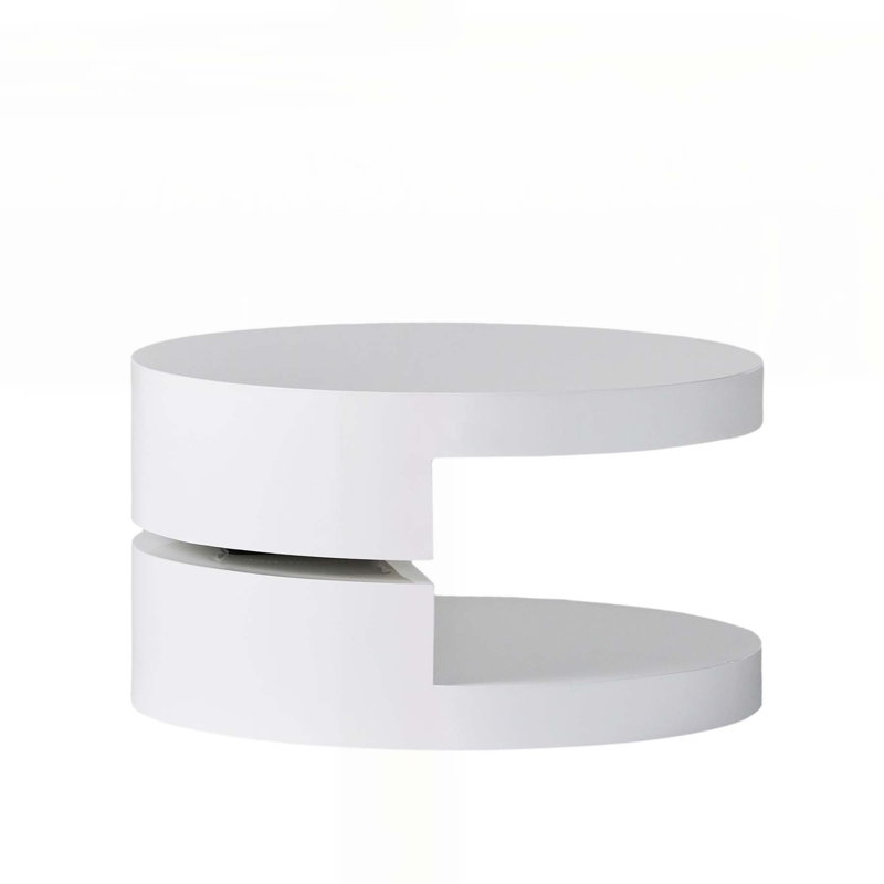 Versatile Rotating Coffee Table with Hidden Storage for Stylish Living