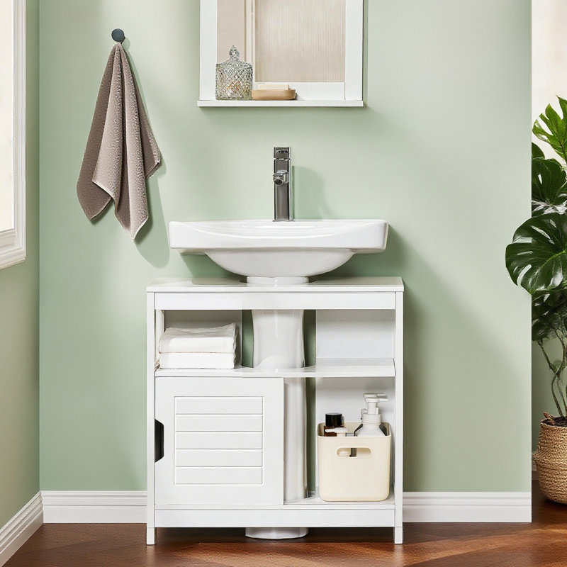 Lyndora 60cm Free-standing Vanity Unit Base, White