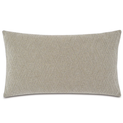 Bale Geometric Cotton Blend Reversible Throw Pillow