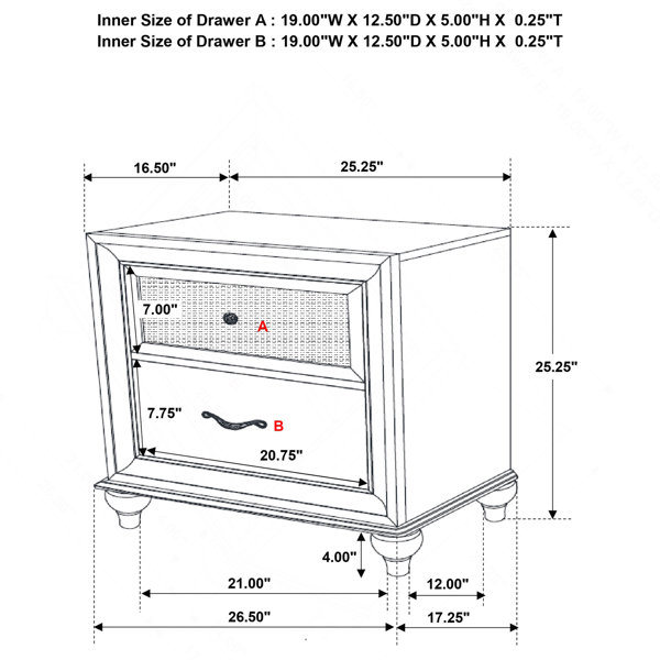Dimensions du produit