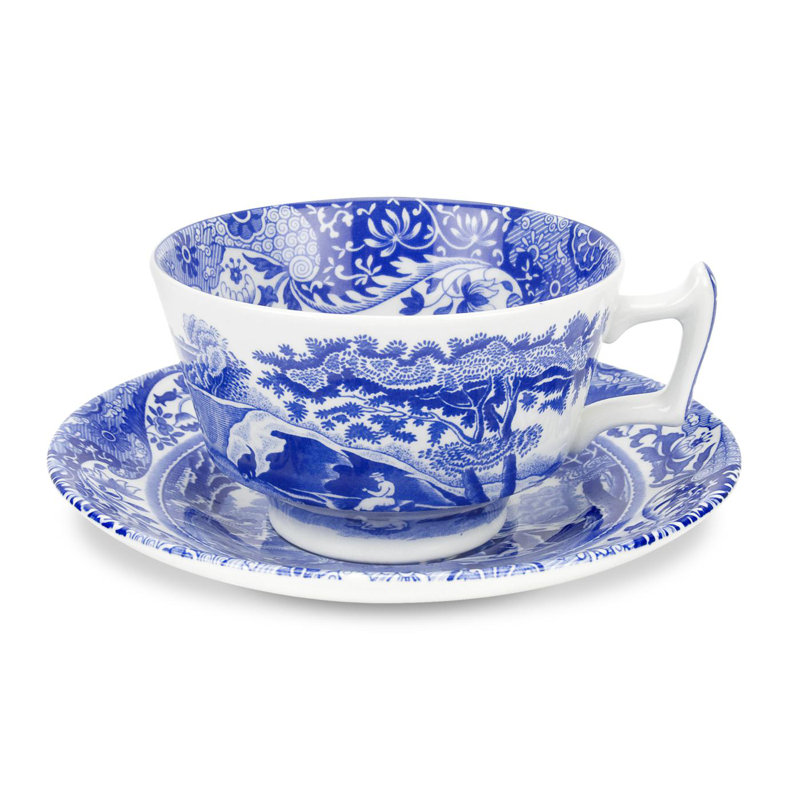 Classic Blue Italian - Teacups & Saucers