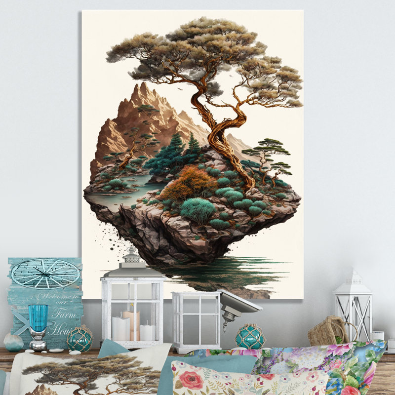 Plants & Flowers Wall Decor on Metal, 32" H x 24" W x 1" D