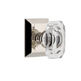 Grandeur Concealed Screw Mechanism Geometric Knob with Square Rosette