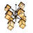 8 - Light Dimmable Square / Rectangle Chandelier