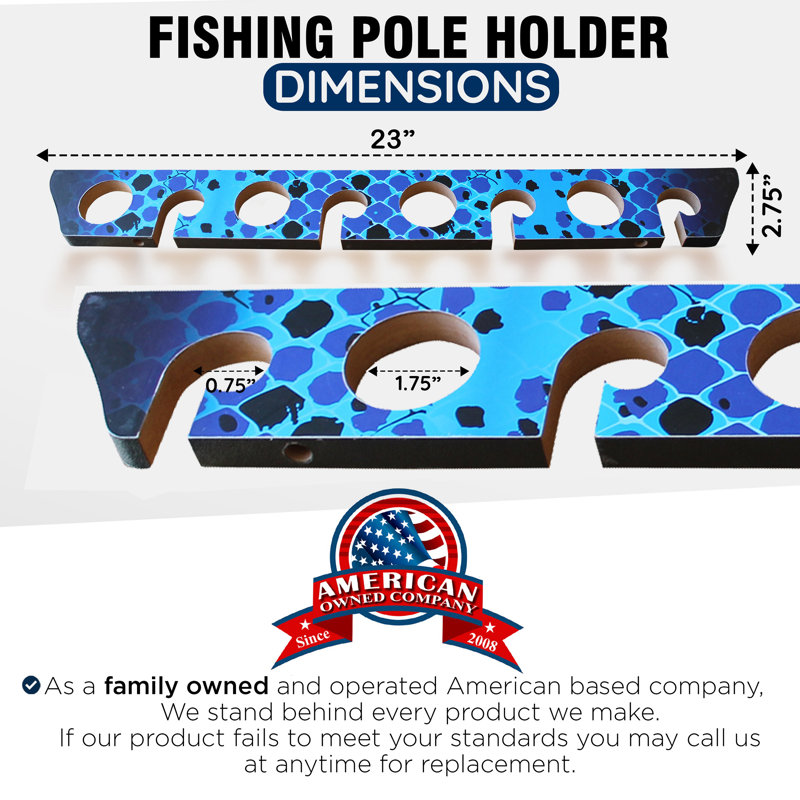 8 Rod Wall/Ceiling Rack, Blue