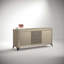 Buffet contemporain avec tiroirs centraux texturés