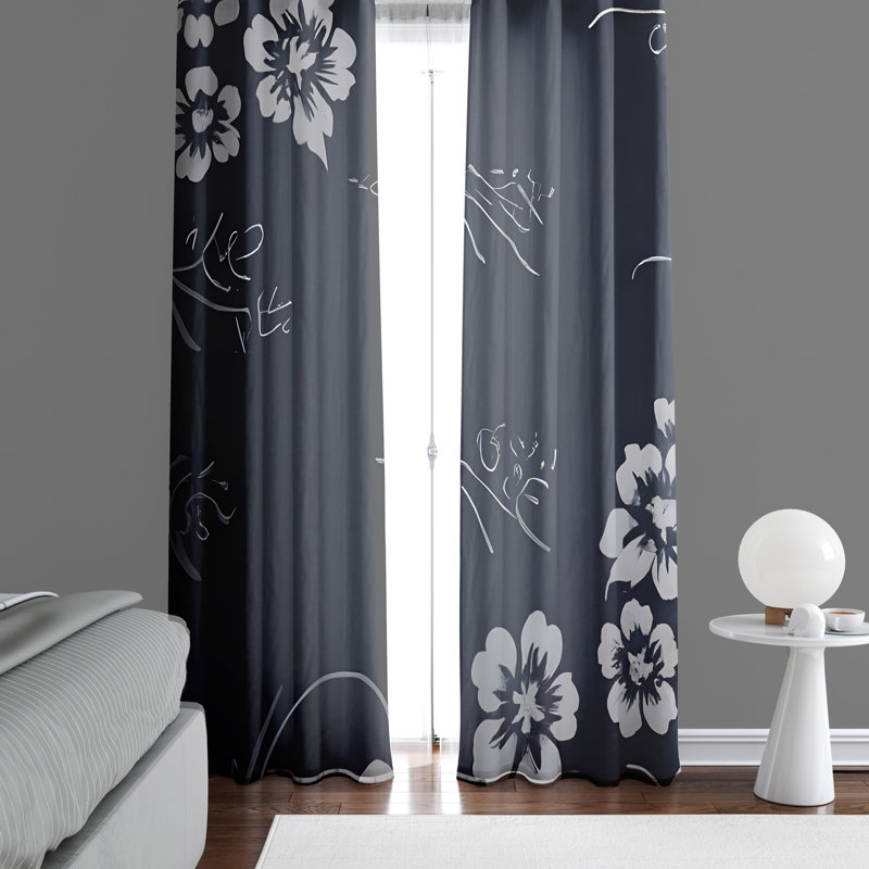Rideau en polyester Amarien, L 56 po x L 78 po