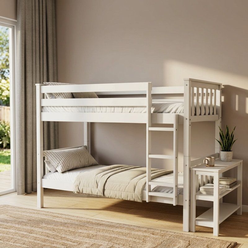 Olivia Bunk Bed, White