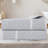 Blue Nile Mills  Viscose Cotton Blend Bath Sheet Set - Checkered Texture - Quick-Dry, Fade-Resistant-118914793