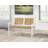 Country Living Vintage Market Rush Seat Bench