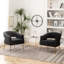 Fauteuil d'appoint en velours Chynna-1662602960