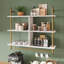 105.5cm W Metal Wall Mounted Shelving Unit
