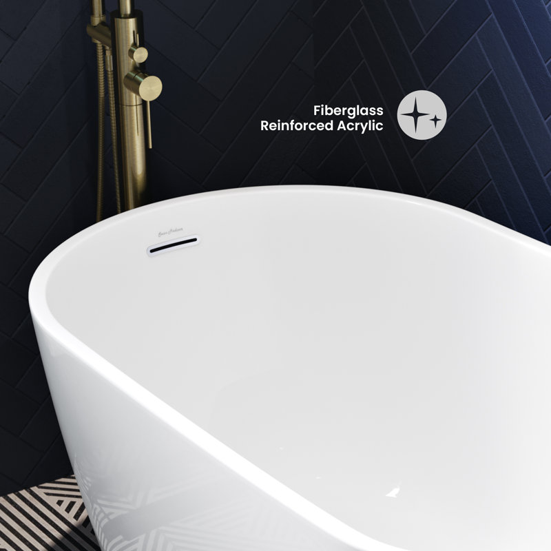 Baignoire de trempage autoportante en acrylique Sublime® 60 po x 31 po