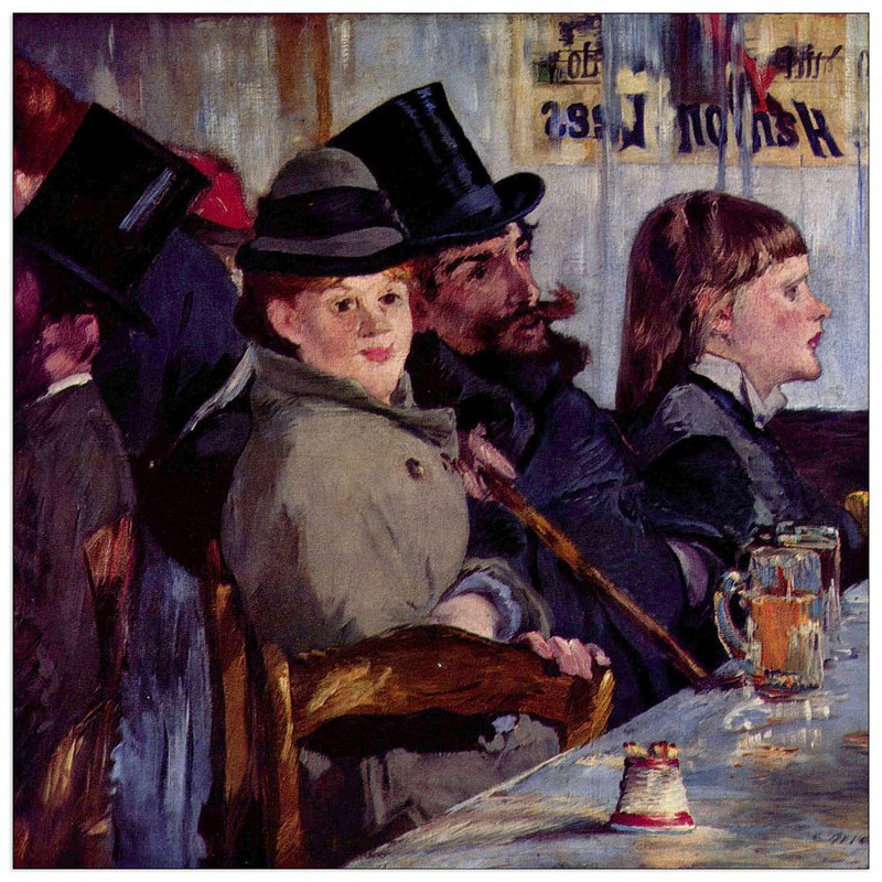 Edouard Manet - Wrapped Canvas Painting, 70cm H x 70cm W x 1.8cm D
