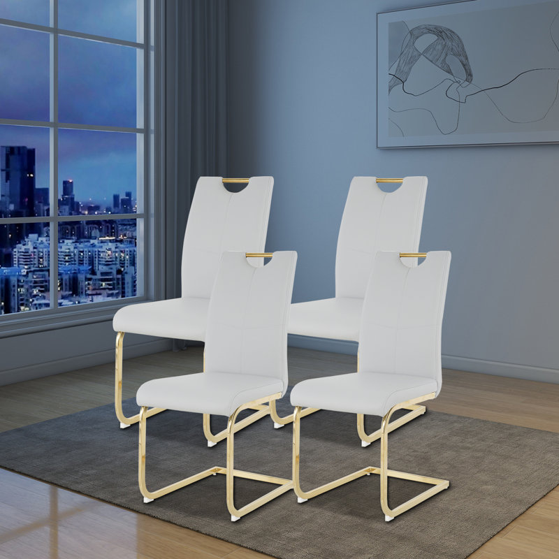 Chaise d'appoint Kish, Blanc