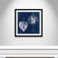 Impression sur cadre Cyanorphe Aspen Leaves-59878920-59878921