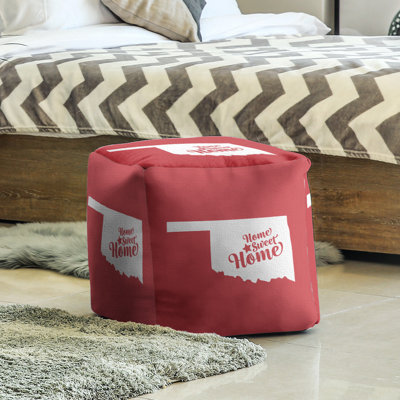 Upholstered Polyester Blend Cube