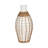 Vase Pottery and Terracotta Coastal Rope-Wrapped Detail 18-Inch White Decorative Accent for Home Office Bedroom Living Room Display.
