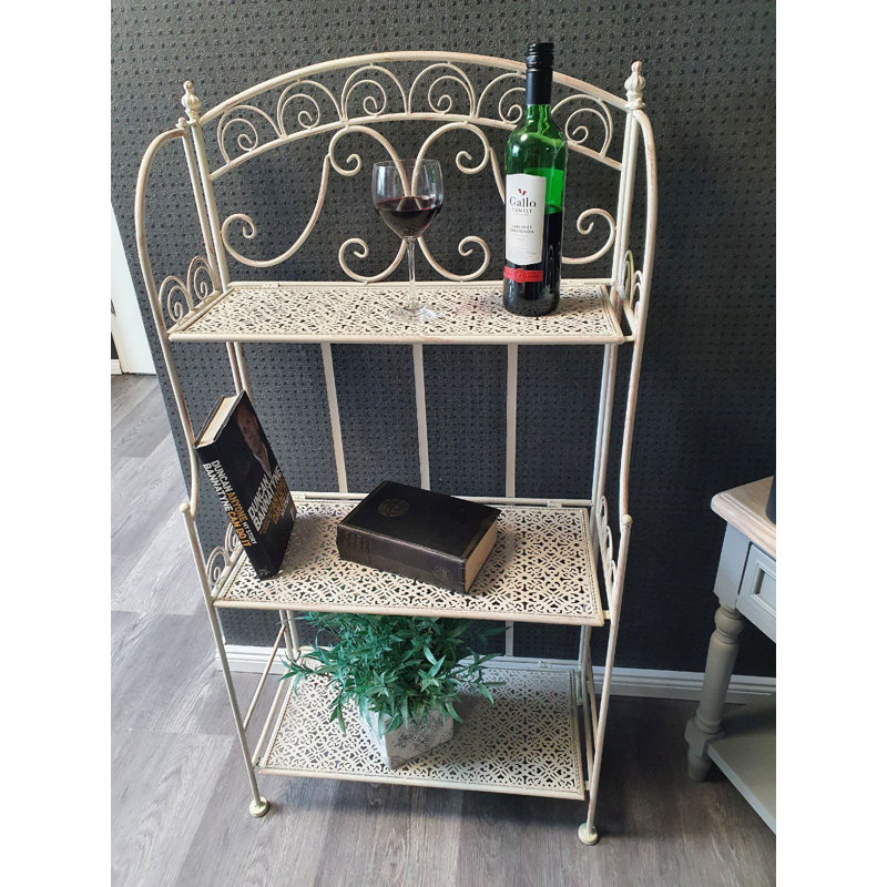 Scotia 120cm H x 60cm W Steel Etagere Bookcase