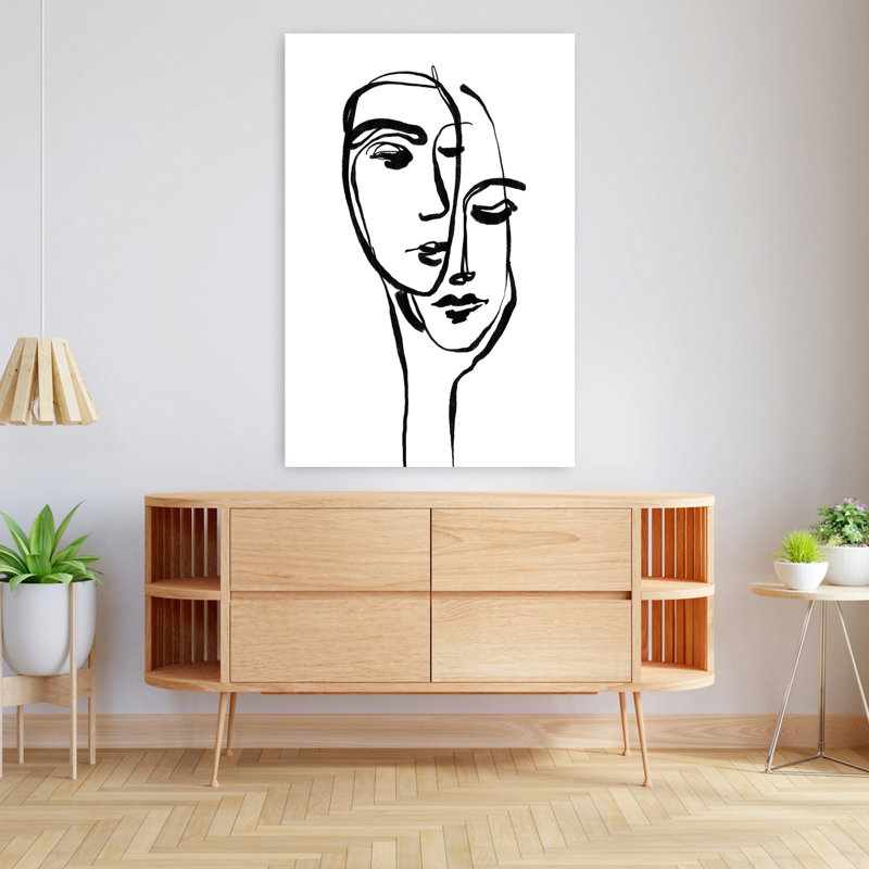 Art contemporain, art contemporain abstrait, H 36 po x l 24 po