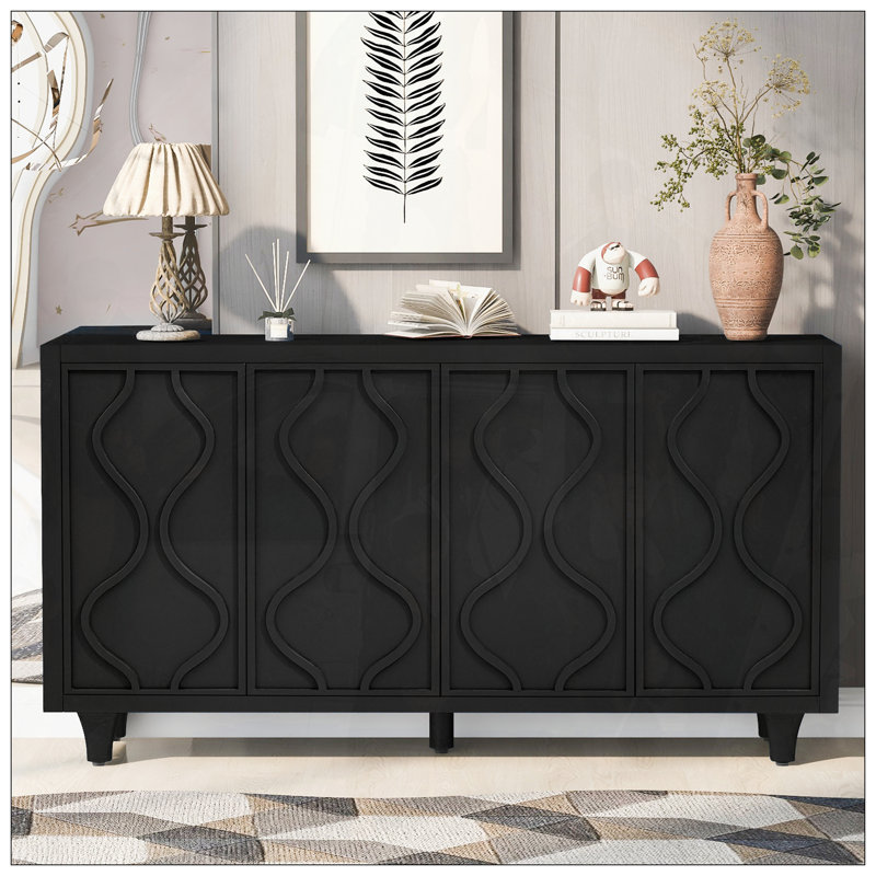 Buffet de salon, Noir, noir, noir, noir