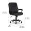 Chaise de bureau d'ordinateur classique à dossier mi-hauteur rembourré en polyuréthane Puresoft, P 26 po x l 23,75 po x H 42 po Classic