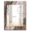 Miroir de salle de bain Geode, miroir décoratif Mid-Century en marbre - Geode marbré-40099960