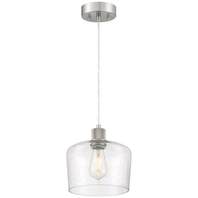 Luminaire suspendu DEL Aarian - Verre ensemencé - DEL remplaçable